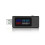 6 in 1 USB Tester DC4-30V IPS Display Digital Voltage Power Timing Capacity Meter Detector for Current, Voltage,Black 1