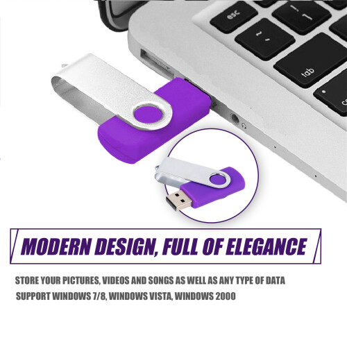 Rotating USB 2.0 128MB Flash Drive Memory Stick Storage U Disk 1