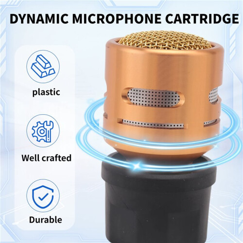 Professional Dynamic Microphone Core Capsules Cartridge Replacement Microphone MIC Core N-M282 2