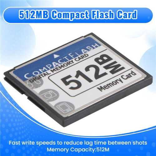 512MB Compact Flash Memory Card for Camera, Advertising Machine, Industrial Computer Card 2