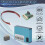PM2.5 DUST SENSOR PMS7003 / G7 Thin Shape Digital PM2.5 Sensor (Inculd Transfer Board + Cable) 2