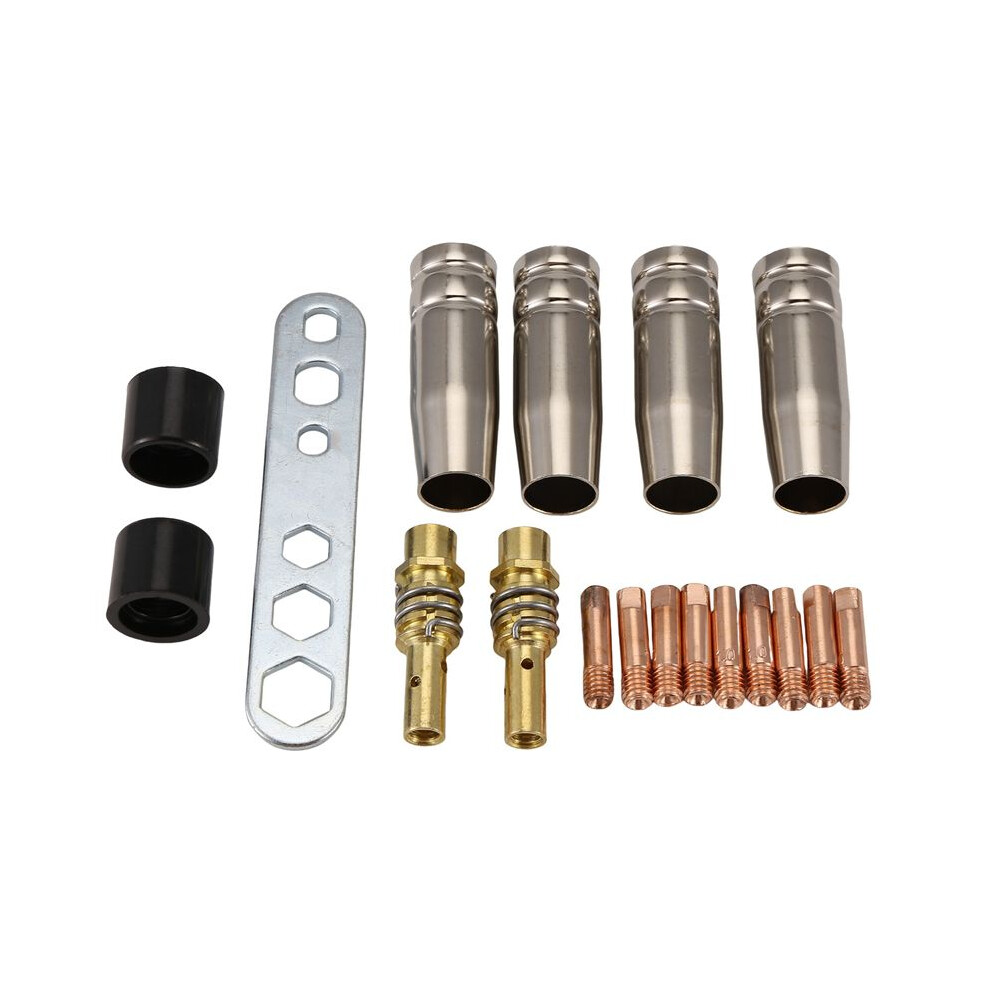 Photos - Power Tool Accessory 19Pcs Nozzle Contact Tips Holder for Mig Torch Contact Semi-Automatic Welding Tool for 15AK Welding Torch