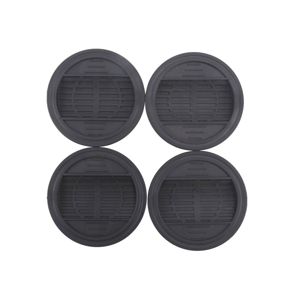 Furniture Castor Cups 4 Pcs, Rubber Feet Pads Non Slip Furniture Coasters For Chair Leg Floor Protectors Bed Sofa Wheel 4713142243230