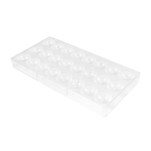 24 Holes Semi Sphere Chocolate Mould Polycarbonate Chocolate Bar Mold Half  Candy Maker Mold Bakeware