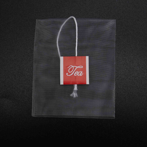 1000Pcs5.5 X 7Cm Pyramid Tea Bag Filter Nylon Tea Bag Single String Label Transparent Empty Tea Bag 2