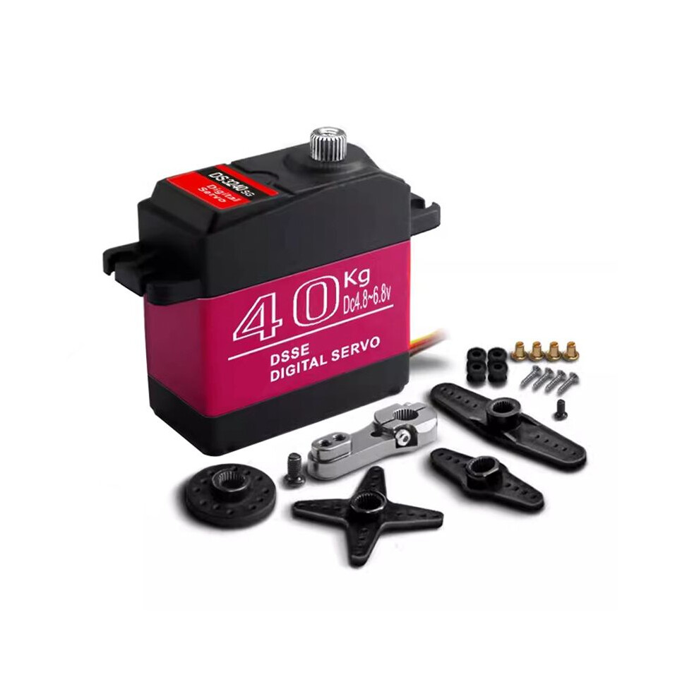 Waterproof Servo 40Kg High Torque Metal Gear Digital Servo For 1:8/1:10/1:12 Rc Car Robot 180 6031029065897