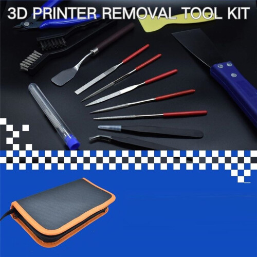3D Printer Tool Kit,24pcs 3D Printer Nozzle Cleaning Tool Removal Tool Kit, Wire Brush, Wire Flush Cutter, Scraper Knife 2