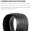 Universal Garage Door Bottom Threshold Seal Strip  Rubber (10Ft, Black) 3