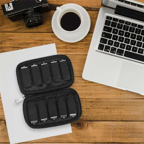 Flash Drive Storage Case - Dustproof Organizer Box for Thumb Drives and Electronic Accessories, Compact and Portable,A 2