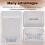 White Noise Machine Diffuser Air Aroma Diffuser Humidifier with 8 White Noise Adjustable, Night Light,  Speaker 6