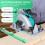 Adjustable Cutting Machine Base Guide Wood Cutting Guide Portable Saw Guide Rail for Precision Cutting and Milling 2