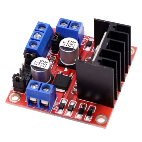 L298N Módulo Dual H-Bridge Stepper Motor Driver Board Módulo 2A/25W, Adequado para Robôs e Carros Inteligentes 2