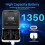 A50 Pro Flip Phone Dual SIM Card GSM Gravação Automática de Chamadas Tela de 2,4 Polegadas Celulares Dobráveis Tipo C Branco 1