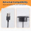 Desktop Hole Embedded USB Hub Type-C USB Charger 3 in 1 Splitter 5