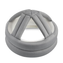 Elderly Protective Helmet, Safety Helmet Adjustable Breathable Seniors Fall Prevention Heads Protection Cap Gray