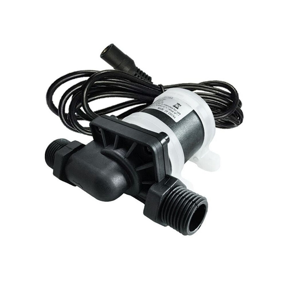 Dc6v-12V Brushless Water Pump 900L/H Silent 4 Points Threaded Solar Water Heater Shower Floor Heating Booster Pump 4711602946271