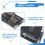 XL63020 TPS63020 Lithium Battery USB Automatic Boost Buck Step  Down Module Microcontroller Power Low Ripple 3.3V 9
