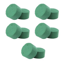 10Pcs Wedding Aisle DIY Floral Arrangement Water-Absorbing Home Garden Green Flower Foam Fresh-Keeping Round Brick