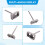 SDS  Square Hole Cutter for 86-Type Electrical Junction Boxes, Heavy-Duty Concrete Wall Punch Tool 1 Pack 7