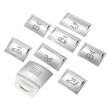 Autodakzonnedakhoes Leeslampje Knoppen Trim Stickers voor - GLK CE Klasse X204 W204 W212
