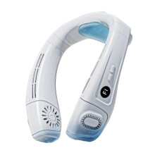 Neck Air Conditioner Fans,2 in 1 Cooling Neck Fan with Cooling Plate, 5200mAh Battery Operated,for Outdoor/Indoor/Travel
