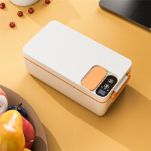 Portable Wireless Electric Lunch Box Food Heater Removable Stainless Steel Container Heated Lunch Box for Travel Green