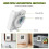 Digital Shower Clock Waterproof, Bathroom Wall Clock Timer with Touch Screen, Temperature, for Kids and Adults 4