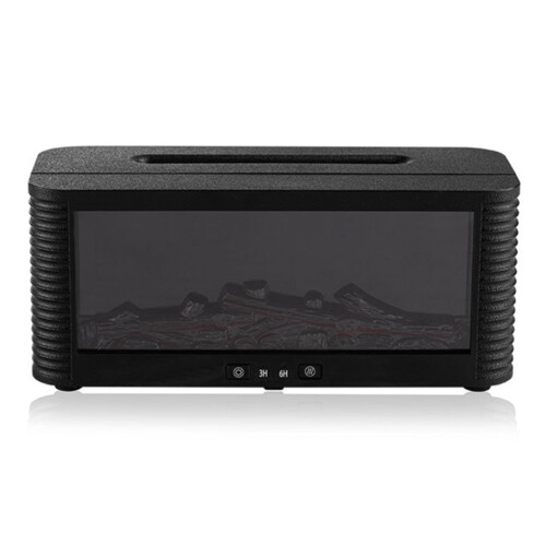 Aromatherapy Humidifier Simulated Fireplace Flame Humidifier 250ml USB Quiet Humidifier