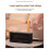 Aromatherapy Humidifier Simulated Fireplace Flame Humidifier 250ml USB Quiet Humidifier 6