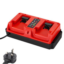 Cargador Rápido Doble Pequeño CH07 MWQ para Herramientas Eléctricas  ML de 14,4-18 V, Baterías de Iones de Litio con Enchufe Británico.