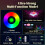3D Cloud RGB Light Compact Thundercloud Light Rhythm-Based Music Night Lamp Suitable for Indoor Use Bedroom or Gaming 4