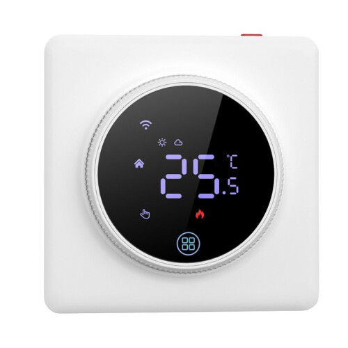 Tuya WiFi Knob Thermostat with Voice Control Remote Control App Programmable Thermostat ,A