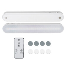 2set Rechargeable Wireless LED Touch-Sensitive Lamp Adhesive Reading Lamp Cabinet Light with Remote Control