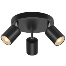 Spotlight Indoor Ceiling Spot Light Fixtures for Living Room Bedroom Hallway Flush Mount Directional Lighting BLACK