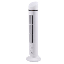 LED Tower Fan 2 Gear Speed Stand Tower Fan Portable Electric Floor Fan for Living Room Bedroom White