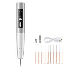 Stylo Efface-Taches de Rousseur Multifonction à 15 Niveaux pour Éliminer les Grains de Beauté, les Verrues et les Taches de Rousseur. Éclairage