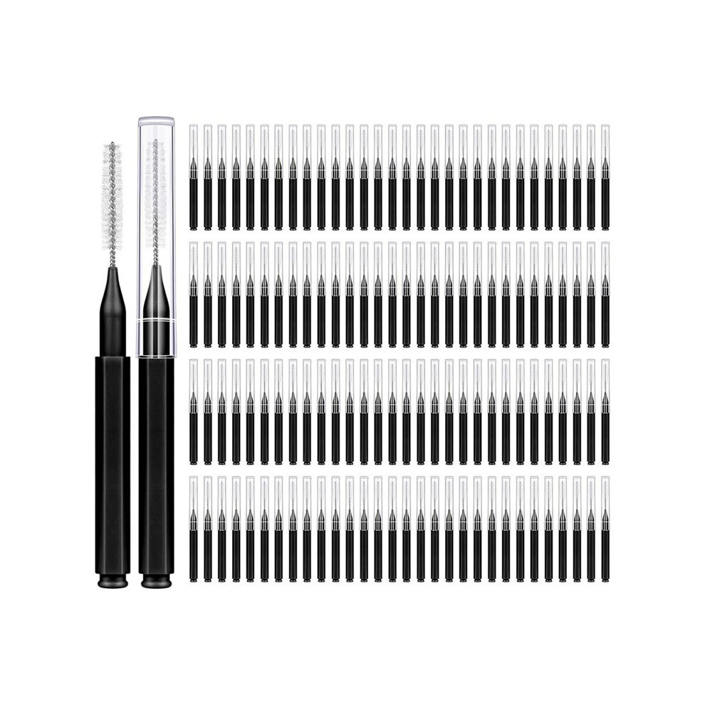120pcs Interdental Brushes, Braces Brush Cleaner for Teeth Cleaning Tools Spiral Dental Brush for Efficient Oral Care A