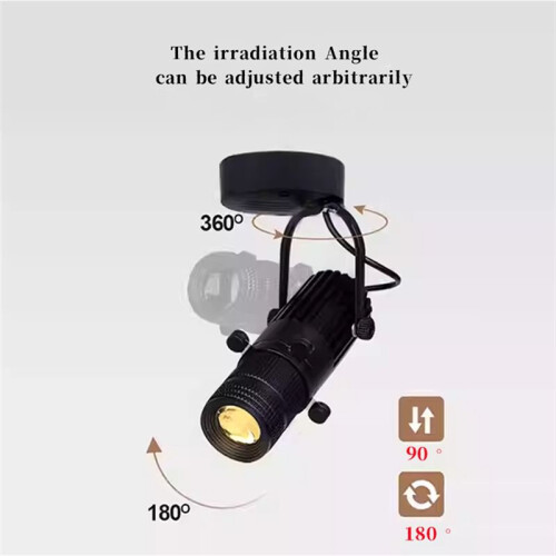 Dimmable Variable Mode Focus COB Downlight LED Ceiling Light 15W Tracking Lighting Bar Shopping Mall Spotlights KTV A 2