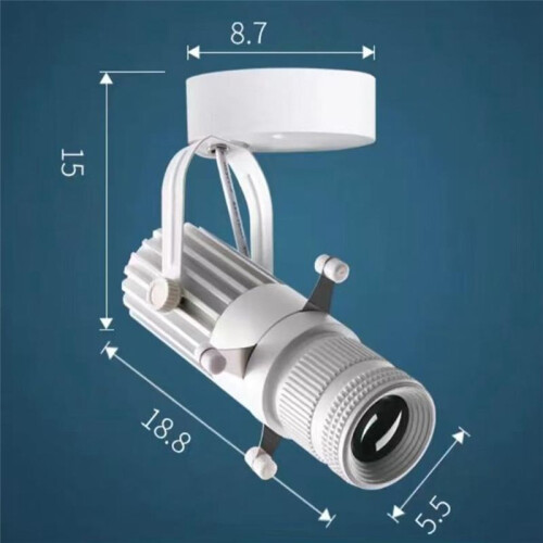 Dimmable Variable Mode Focus COB Downlight LED Ceiling Light 15W Tracking Lighting Bar Shopping Mall Spotlights KTV B 2