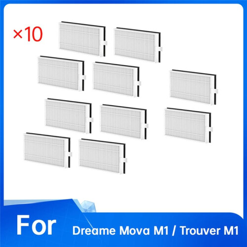10 Pcs Cleaner Filter for  Mova M1 / Trouver M1 Replacement Sweeping Robot Accessories 2