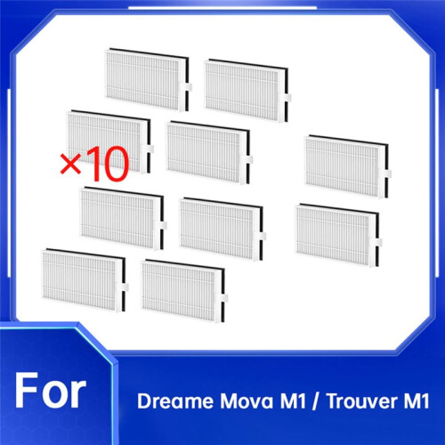 10 Pcs Cleaner Filter for  Mova M1 / Trouver M1 Replacement Sweeping Robot Accessories 1