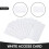 10 Pcs White 125Khz 0.8mm RFID Access Proximity Card 3