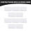 10 Pcs White 125Khz 0.8mm RFID Access Proximity Card 5