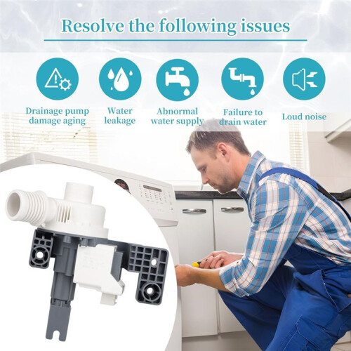 W11396717 W11263349 Washer Drain Pump Assembly Compatible for    Washing Machine Replace 2