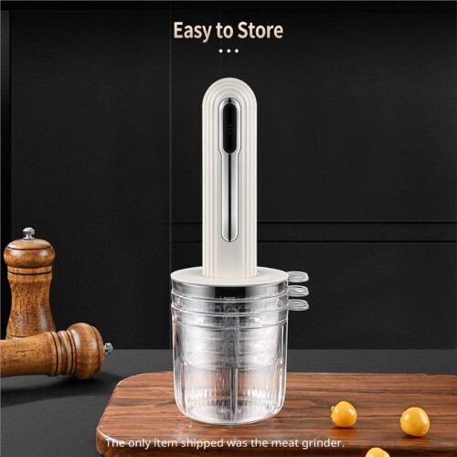 Household Wireless Electric Meat Grinder Kitchen Multi-Function Food Processor Garlic Masher Small Meat Grinder