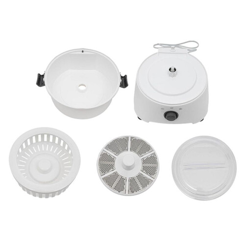 Vegetable Dehydrator Automatic Peeler Home Electric Potato Peeler Multi-Function Fried Chicken Deoiler Oil Slinger EU 1