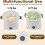 Vegetable Dehydrator Automatic Peeler Home Electric Potato Peeler Multi-Function Fried Chicken Deoiler Oil Slinger EU 6