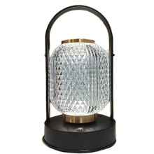 Lampe de Table LED Rétro Rechargeable USB, Barre Tactile, Éclairage Portable pour Chambre à Coucher, Salon, Chevet