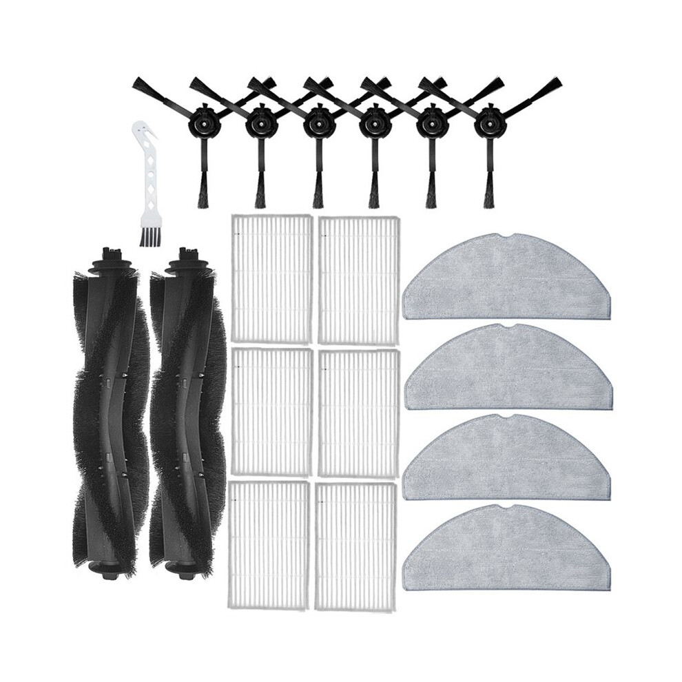 For V20 Robot Vacuum Cleaner Accessories Replacement Kit With Mian Brush Hepa Filter Mop Cloth 6032160345787