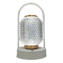 Lampe de Table LED Rechargeable en Acrylique, Veilleuse Tactile USB, Éclairage D'Ambiance Portable pour Chambre à Coucher, Salon, Chevet